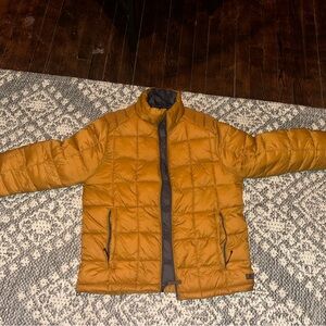 ZeroXposur Men's Puffer Jacket in Mustard Brown